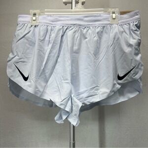 Nike Men's White 2" length standard fit Athletic Shorts large